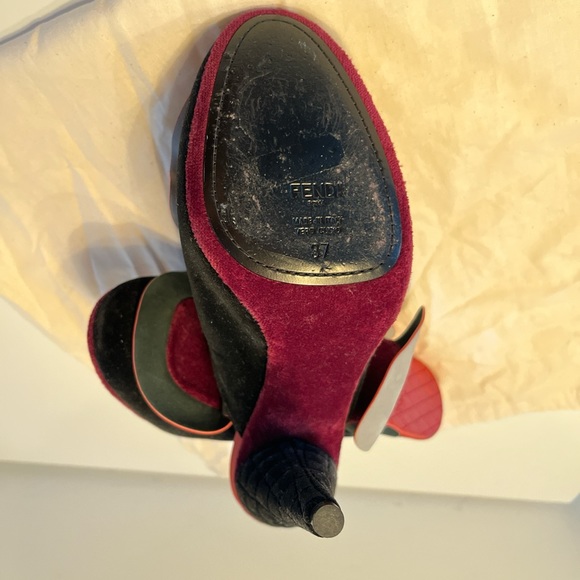 Fendi velvet mules - Picture 4 of 4